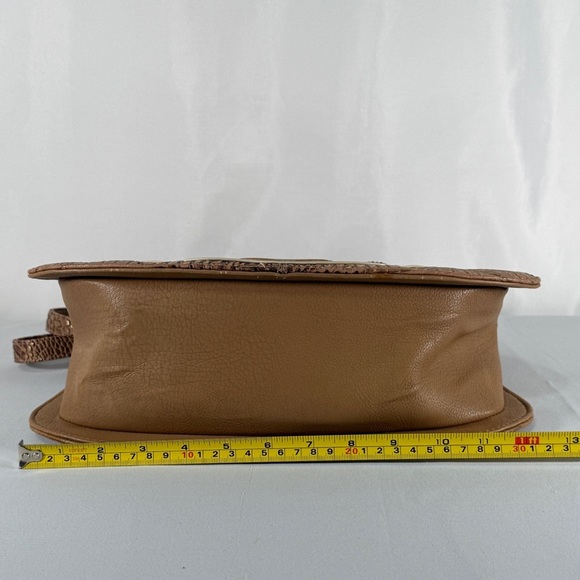 AMLIYA, Cat Face Brown and Cream Shoulder Bag - Picture 10 of 15